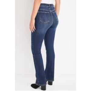 Judy Blue Slim Boot High Rise Slit Hem Jean Womne's Size 32